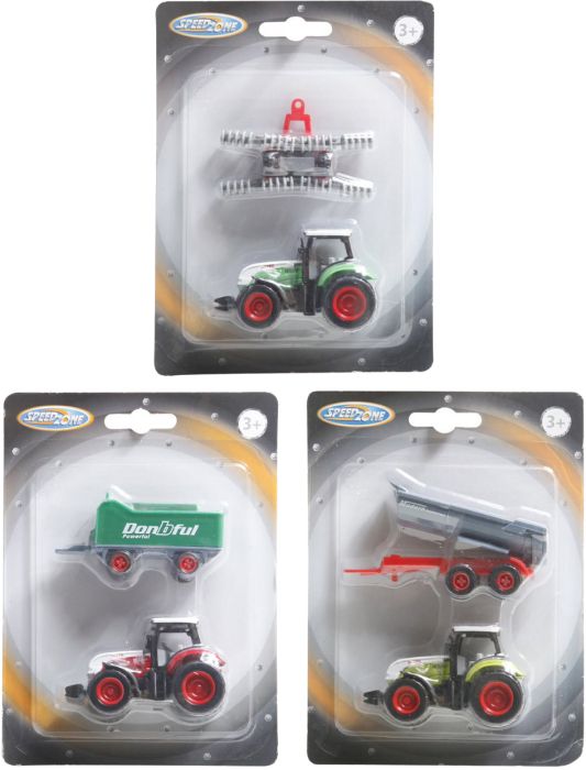 SZ D/C Traktor m.Anhänger 3-f.s.,135x182, Nr: 34802530 SZ D/C Traktor m.Anhänger 3-f.s.,135x182, Nr: 34802530