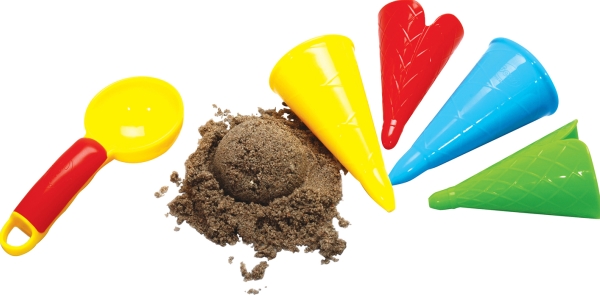 Sandform Eiscreme, 5 i. Netz, Nr: 558-41