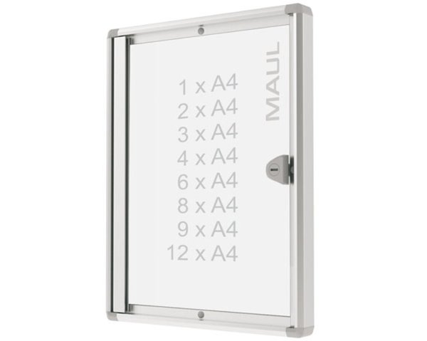 Schaukasten MAULextraslim 4xA4 si 65,5x49,1x2,7cm