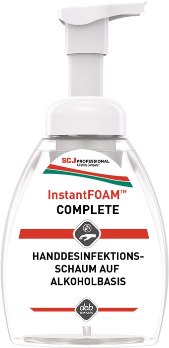 Schaum-Handdesinfektionsmittel InstantFOAM® Complete 250ml Flasche