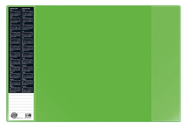 Scheibunterlage VELOCOLOR grün mit seitlichen Taschen, 40x60