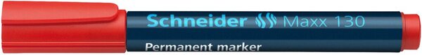 Schneider Permanentmarker Maxx 130 Rundspitze 1-3mm, rot