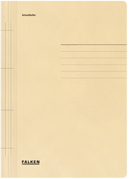 Schnellhefter A4 250g, kaufm. und Beh.-Heftung, chamoise, 26,8x35cm