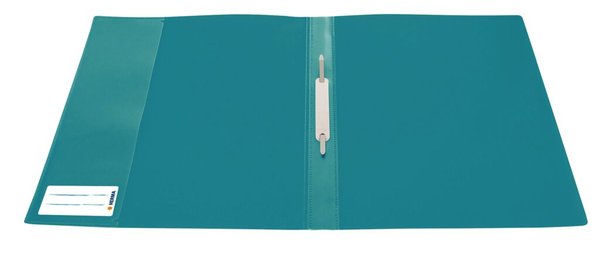 Schnellhefter A4 transluzent, PP, hellblau, farbiger Vorder-/Rückdeckel
