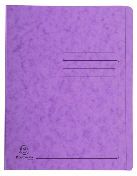 Schnellhefter Colorspan 355g, A4, violett, mit Beschriftungsfeld