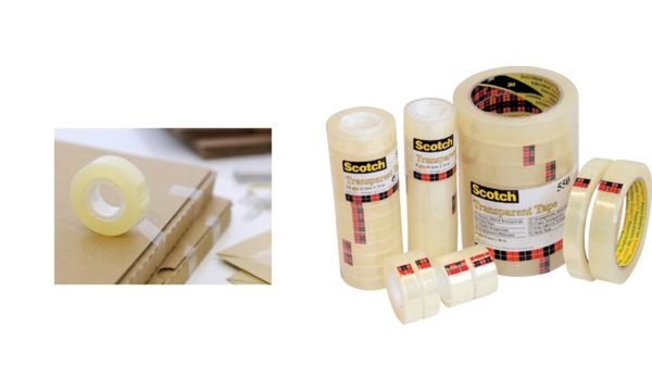 Scotch Klebefilm 550, transparent, 19 mm x 33 m, Folie (334111600)