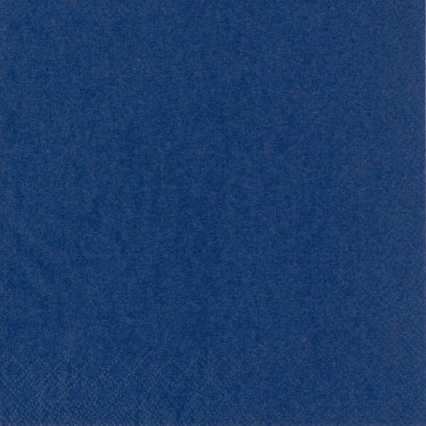 Servietten 33x33cm 1/4 Falz 3lag. dunkelblau unifarbig