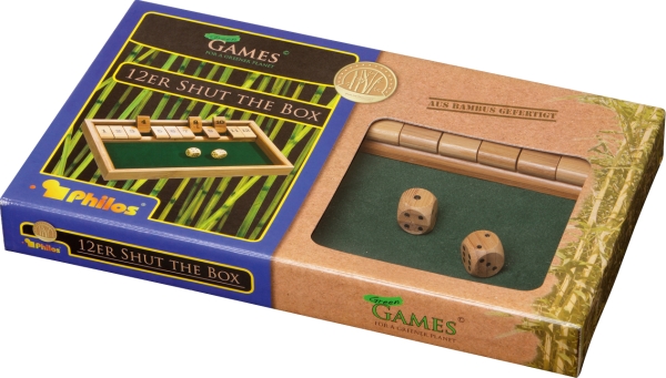 Shut the Box 12er Bambus, Nr: 3271 Shut the Box 12er Bambus, Nr: 3271