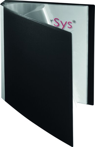 Sichtbuch, 40 Hüllen schwarz 