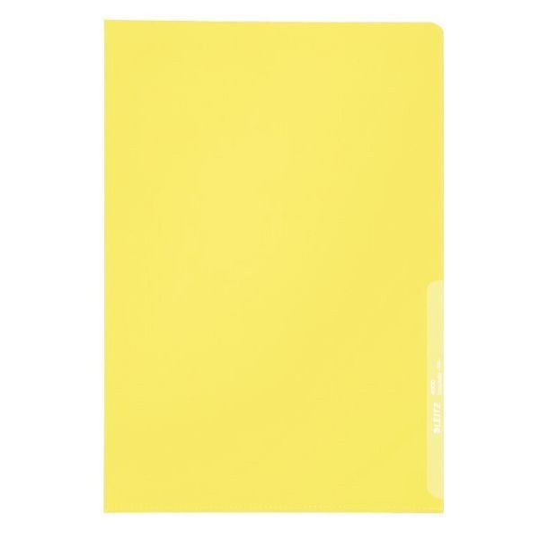 Sichthülle A4 PP 0,13mm gelb Kantenschweißnaht