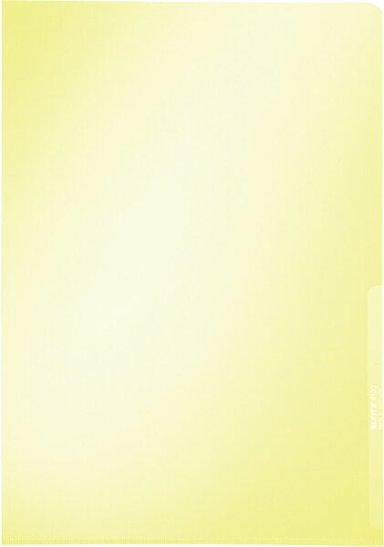 Sichthülle A4 PVC 0,15mm gelb Kantenschweißnaht