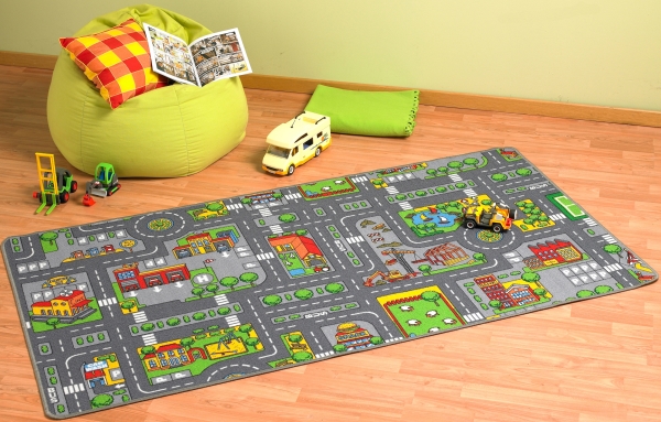 Spielteppich City 100x190cm, Nr: 49820002