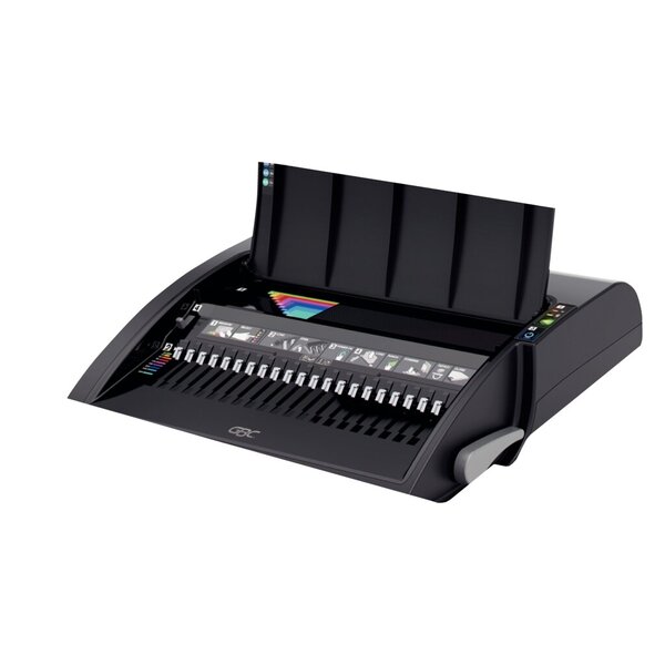 Spiralbindegerät CombBind C210E schwarz, bindet 450, stanzt 25 Blatt