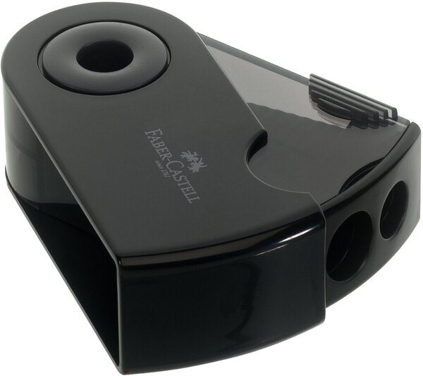 Spitzer Doppelspitzdose SLEEVE, schwarz