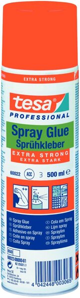 Sprühkleber extra strong 500ml, regulierbare Sprühmenge durch