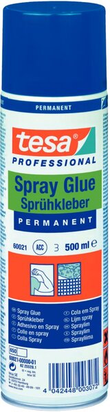 Sprühkleber permanent, 500ml, speziell geeignet für unebene Flächen