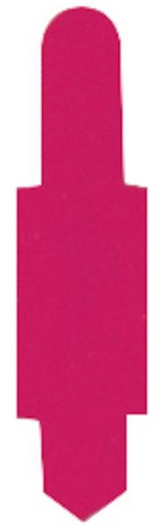 Stecksignale 15 x 55, PVC, violett zum Einstecken in Schlitzstanzungen