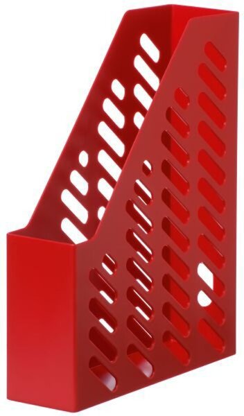 Stehsammler A4 rot Griff-u Sichtloch Außenmaße: 320x248x76mm