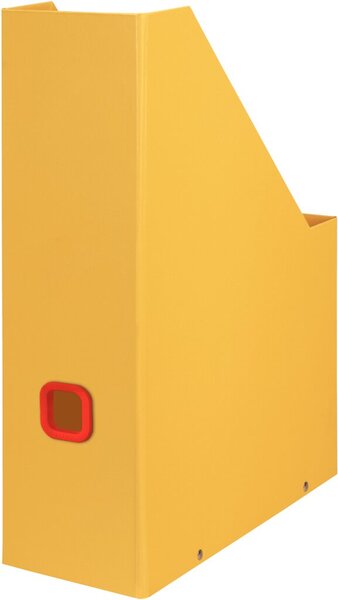 Stehsammler Click & Store Cosy, gelb für DIN A4, mit Griffloch,