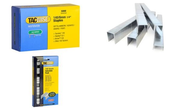 TACWISE Heftklammern 140/6 mm, verz inkt, 2.000 Stück (65900025)