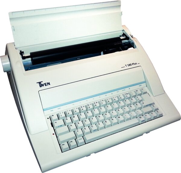 TA TWEN Schreibmaschine Plus ohne Display, max. Schreibbreite A4.