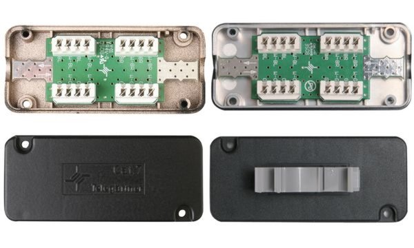 TELEGÄRTNER TEGA VerbindungSModul Cat.7 J00060B0069 VM8 -8 m.TragschienenAdapter