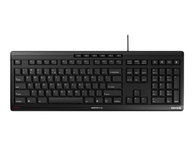 TERRA Keyboard 3500 Corded [FR] USB black/noir baugleich zum Cherry Stream Keyb