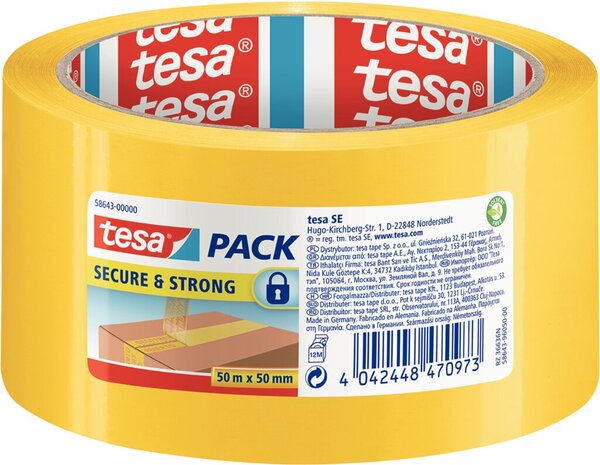 TESA Packband Secure und Strong 58643-00000-00 50mmx50m ge (58643-00000-00)