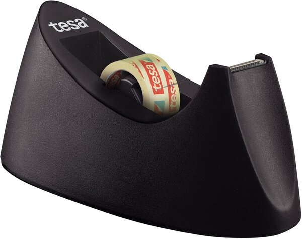 TESA Tischabroller Easy Cut Curve 53917-00000-00 +Klebefilm sw (53917-00000-00)