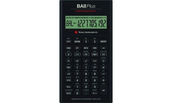 TEXAS INSTRUMENTS Finanzrechner TI- BA II Plus professionell (5215174)