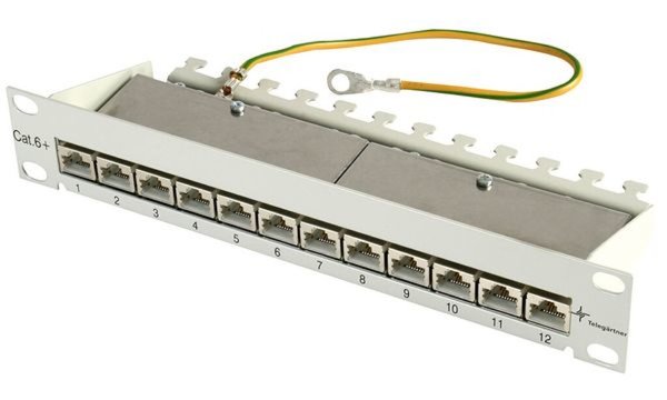 TG 10" Patch Panel MPP12-HS J02022A0057 K Cat.6A