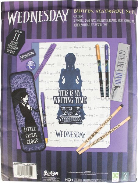 BlueSky Schreibset Wednesday farbsortiert