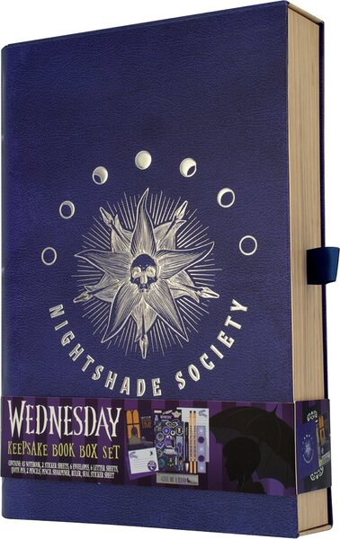 BlueSky Schreibset Wednesday - Geschenkebox Nightshade Book farbsortiert