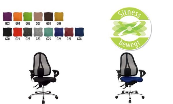 TOPSTAR BÜRODREHSTUHL SITNESS 15 SCHWA (ST19UG20)