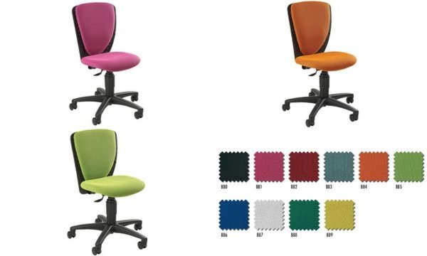 TOPSTAR Kinder-Drehstuhl "HIGH S'COOL", Stoff: pink High-Tec 3D-Netzstoff - str TOPSTAR Kinder-Drehstuhl "HIGH S'COOL", Stoff: pink High-Tec 3D-Netzstoff - str