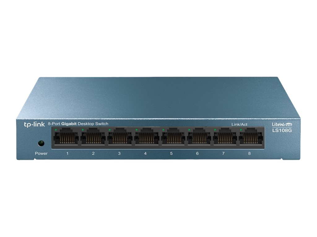 TP-LINK LS108G LiteWave 8-Port Gigabit Desktop Switch