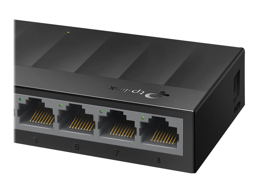 TP-LINK LiteWave 8-Port Gigabit Desktop Switch, 8 Gigabit RJ45 Ports