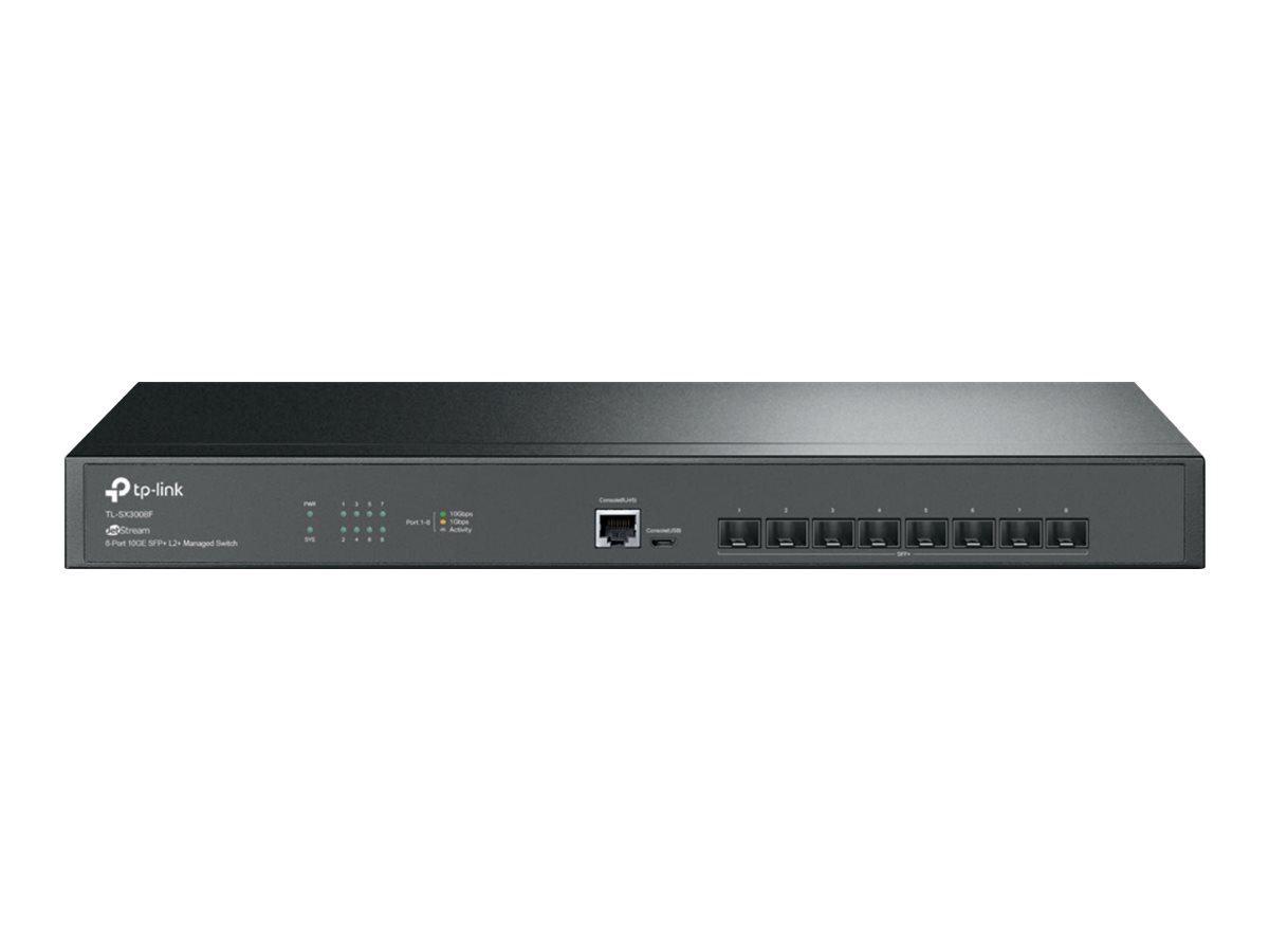 TP-LINK TL-SX3008F 8-Port 10G SFP+ L2+ Managed Switch