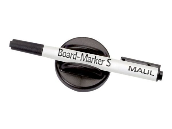 Tafelwischer mit Marker S schwarz Finepoint magnethaftend