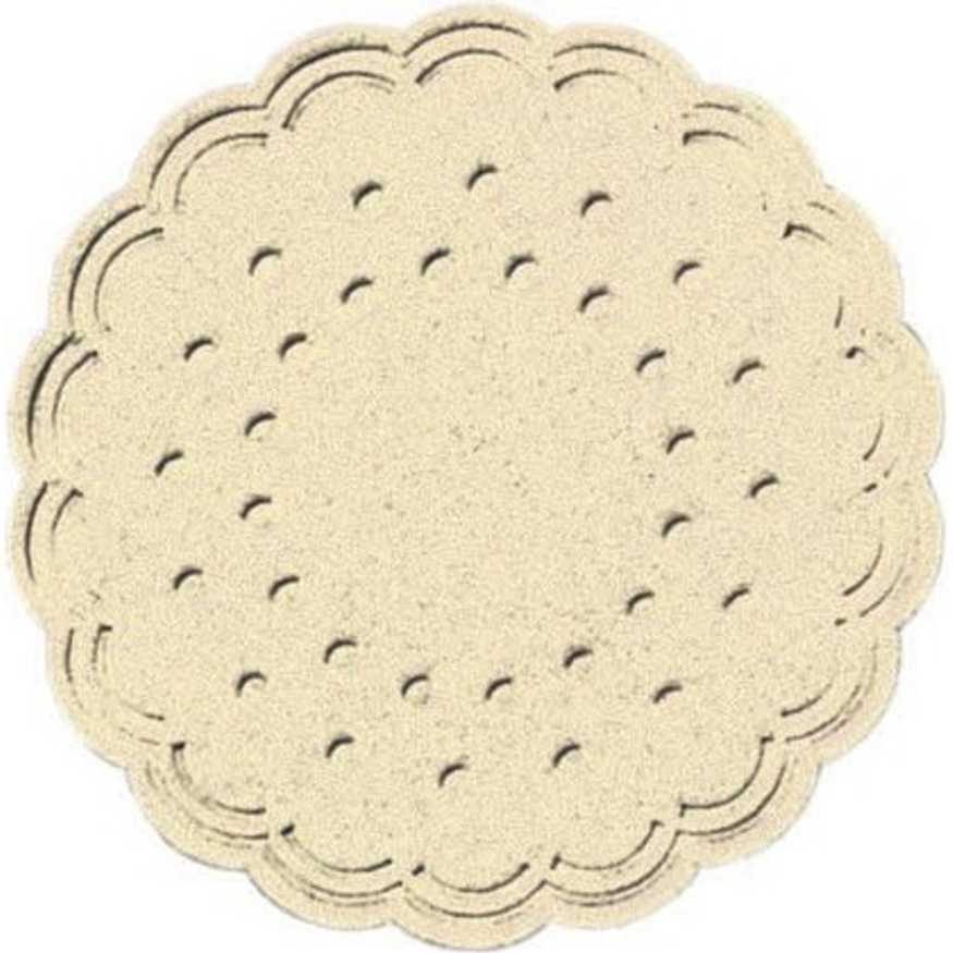 Tassendeckchen, Zelltuch-Untersetzer Ø 7,5 cm, 8-lagig, Cream | 250 Stück