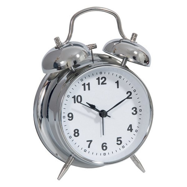 Technoline Geneva DGW Glocken- wecker, silber