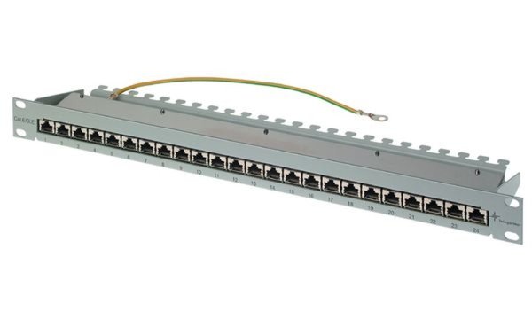 Telegärtner Patchfeld 48,26cm (19 )Cat.6/ClassE MPP24-HS K