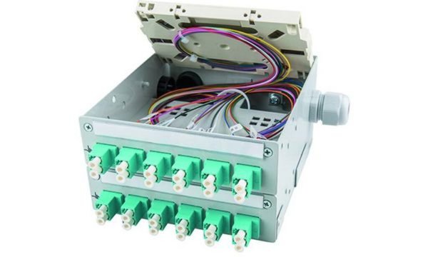 Telegärtner STX-Tragschienen-Vertei ler, 12 x SC-Duplex (18800174)
