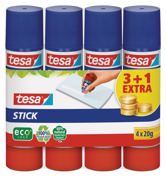 Tesa Stick Promotion Set mit 3 x Tesa Stick ecoLogo 20g