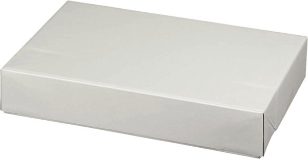 Textil-/E-Commerce Karton L, weiß Stülpdeckelkarton für Textilien