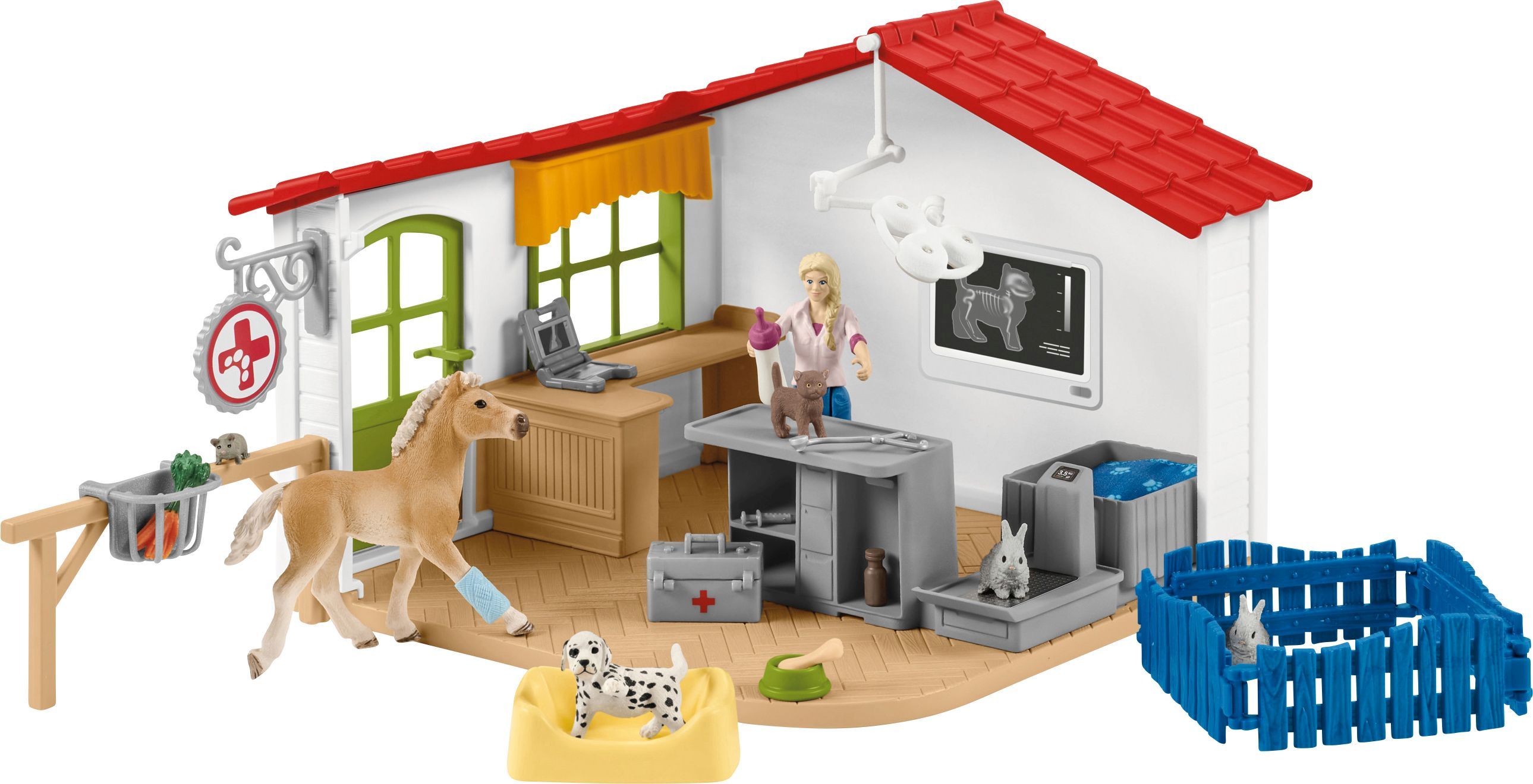 Tierarzt-Praxis mit Haustieren, Nr: 42502
