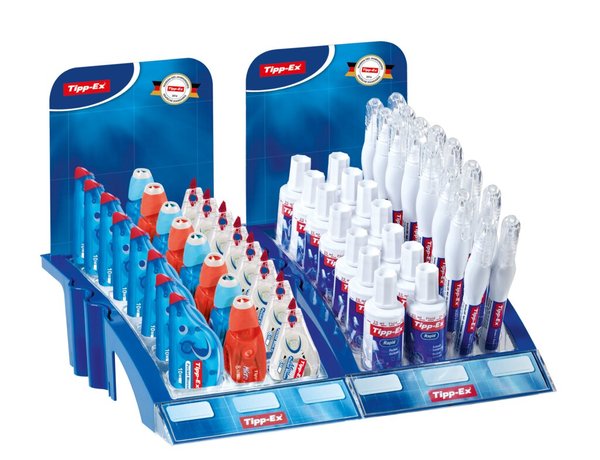 Tipp-Ex Thekendisplay, Kombi-Modul enthält alle Tipp-Ex® Bestseller