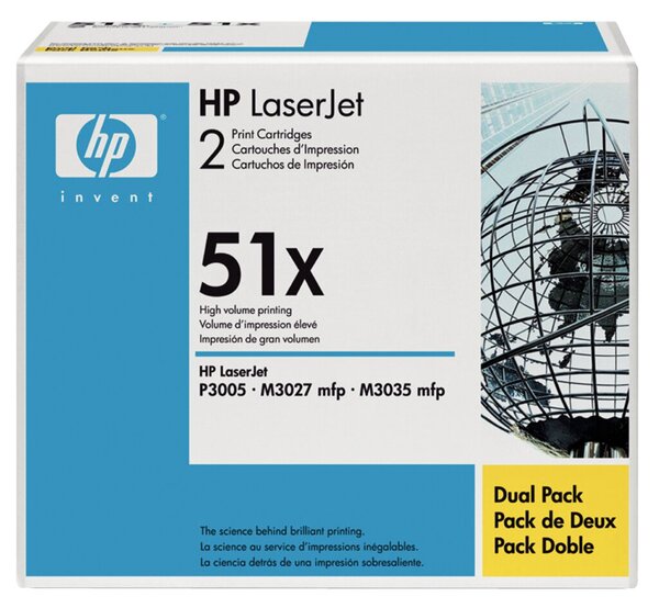 Toner Cartridge 51X schwarz für LaserJet M3027 MFP, M3027x MFP,