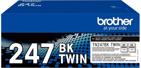 Toner TN-247 schwarz TwinPack für HL-L3270CDW, MFC-L3750CDW