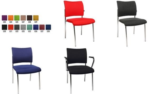 Topstar Armlehnen Modell Typ Visit , schwarz/chrom (70570104)